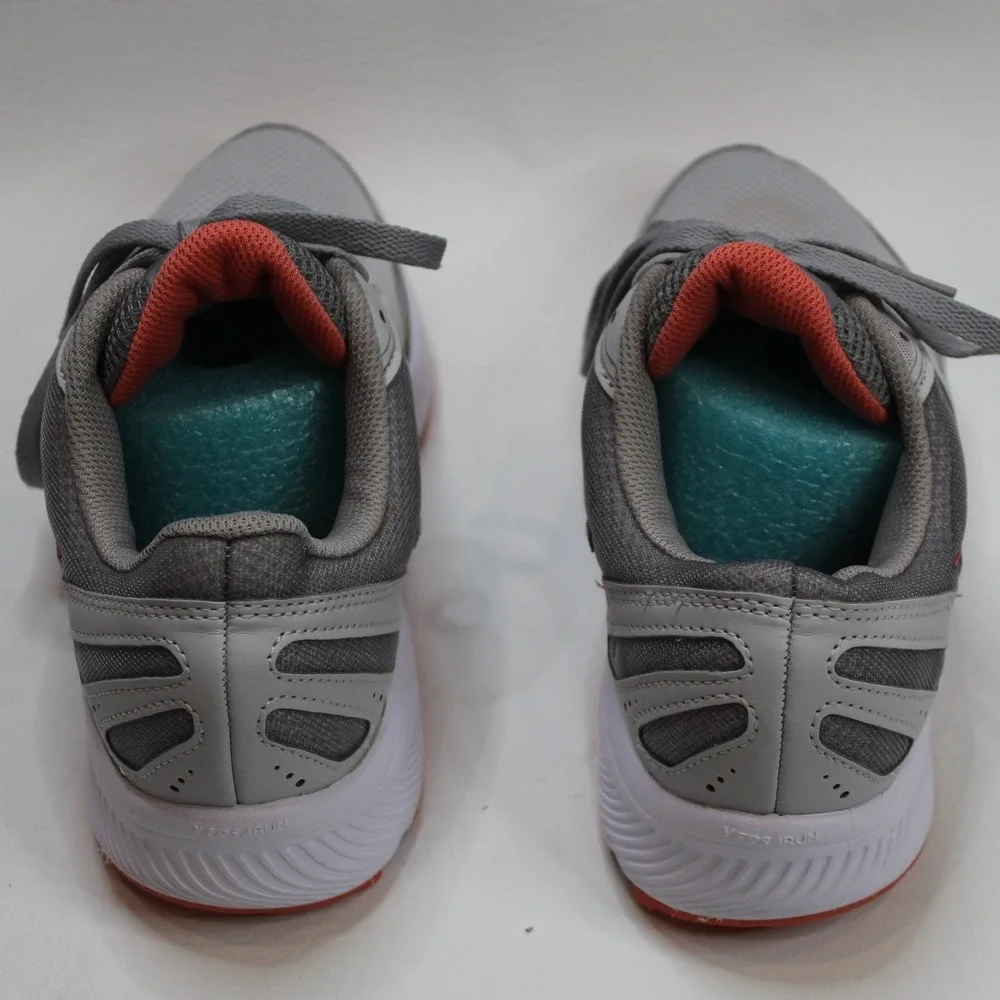Saucony Cohesion Womens 8 W Running Shoes Sneakers Gray Orange‎